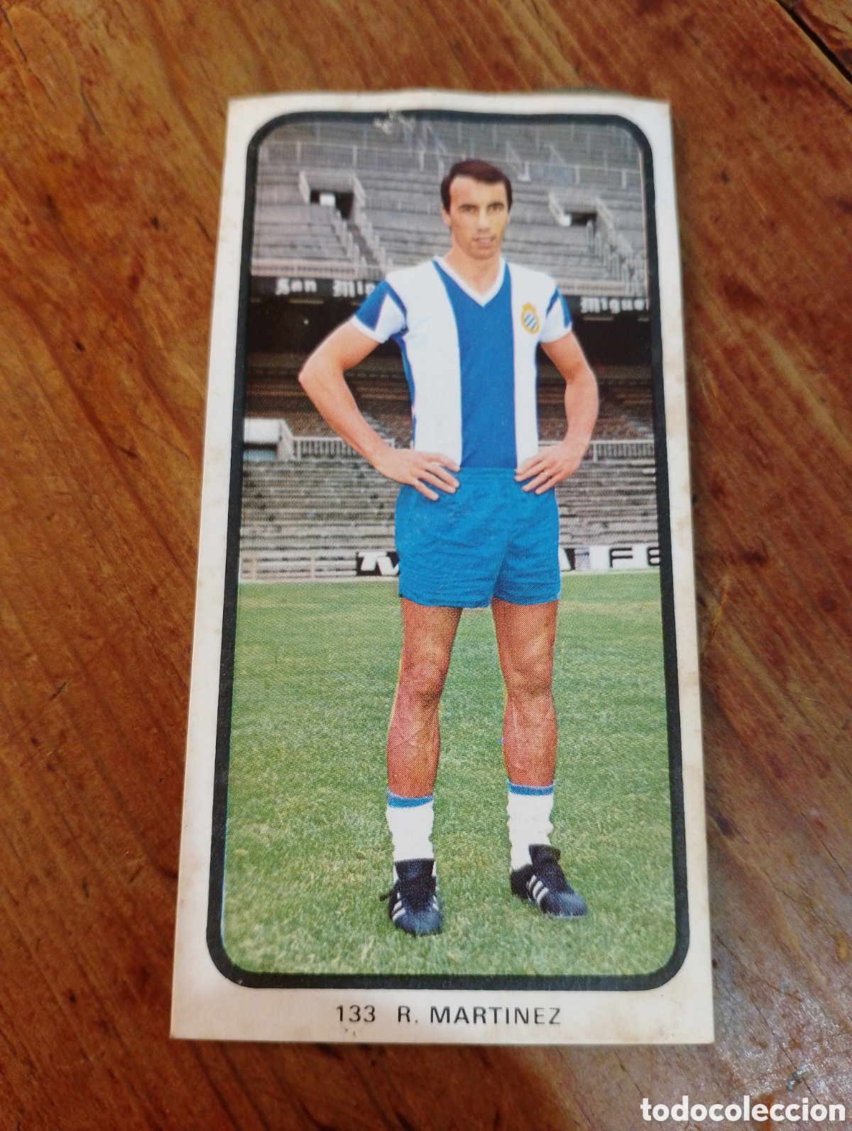 Fu&szlig;ball-Sticker: Cromo campeonatos nacionales de f&uacute;tbol 1973 espa&ntilde;ol Mart&iacute;nez n&uacute;mero 133