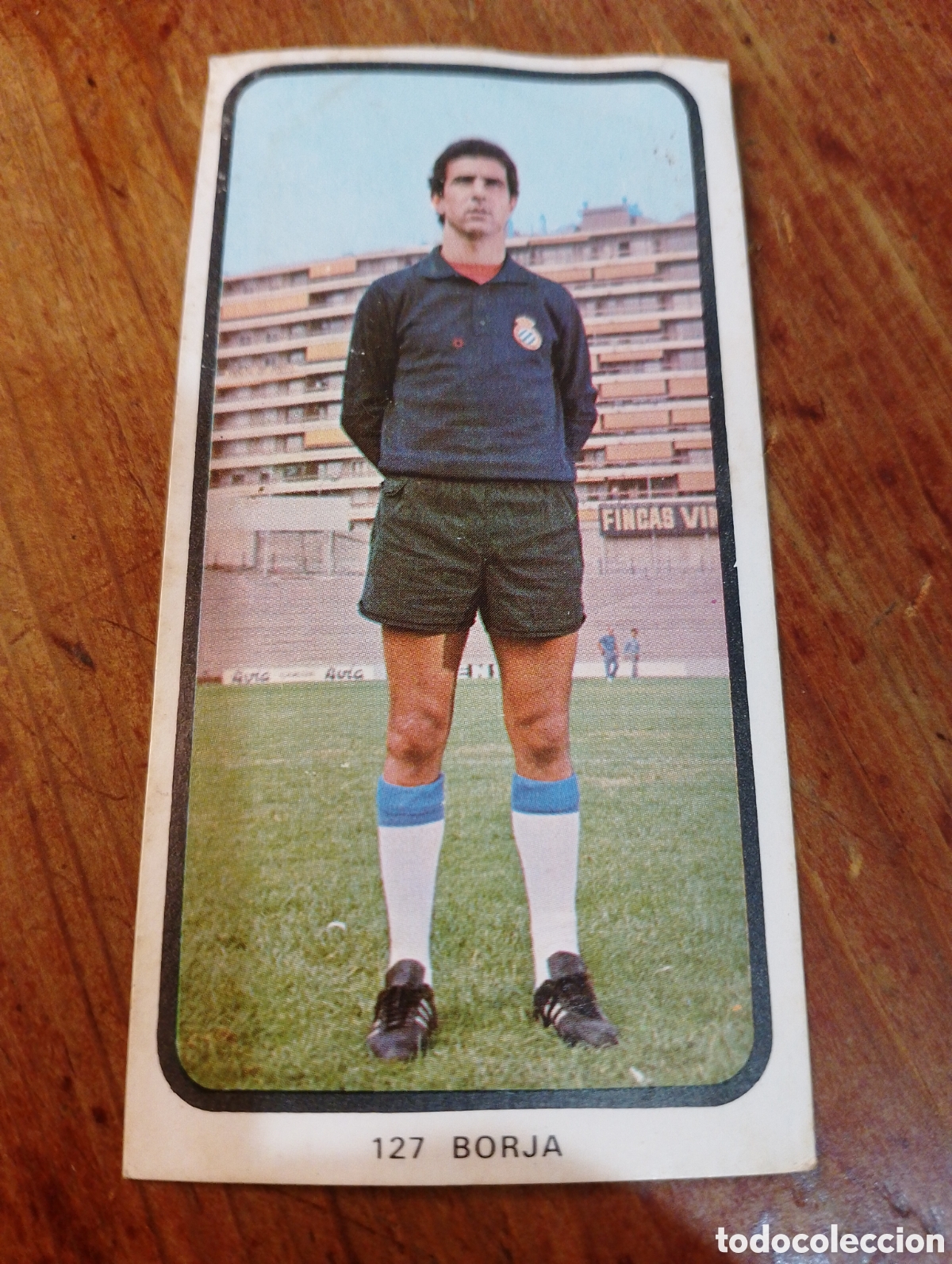Figurine di Calcio: Cromo campeonatos nacionales de f&uacute;tbol 1973 Borja n&uacute;mero 127