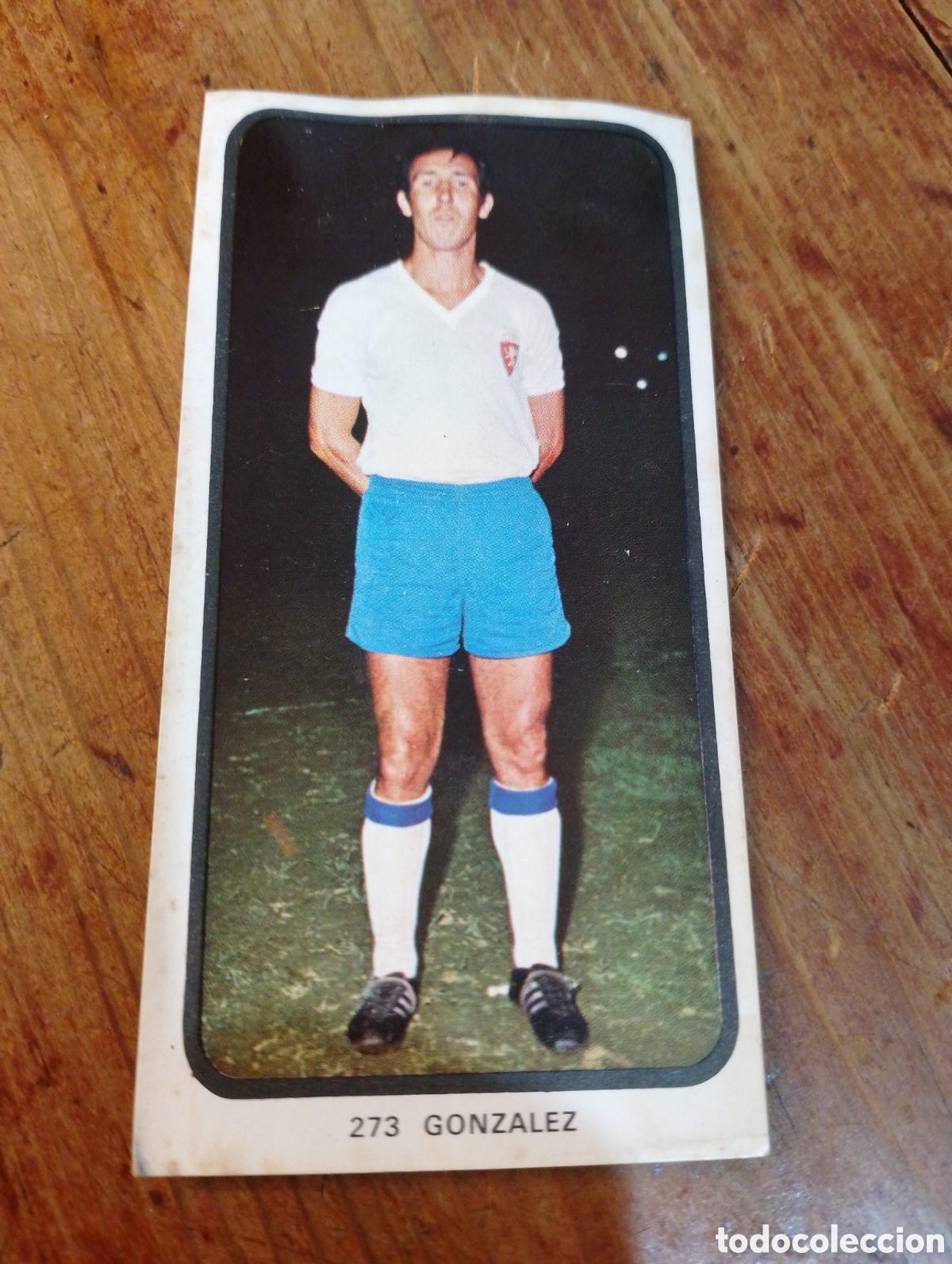 Figurine di Calcio: Cromo campeonatos nacionales de f&uacute;tbol 1973 Gonz&aacute;lez n&uacute;mero 273
