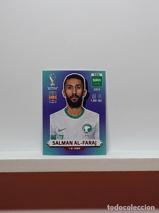 Cromos de f&uacute;tbol: MUNDIAL 2022 WORLD CUP QATAR ALBUM PANINI LIGA N KSA12 KSA 12 SAUDI ARABIA SAFF SALMAN AL-FARAJ