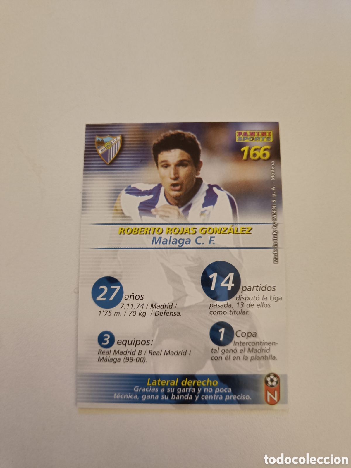 Cromos de f&uacute;tbol: Megafichas 2002-2003 n&ordm; 166 Rojas - Foto 2