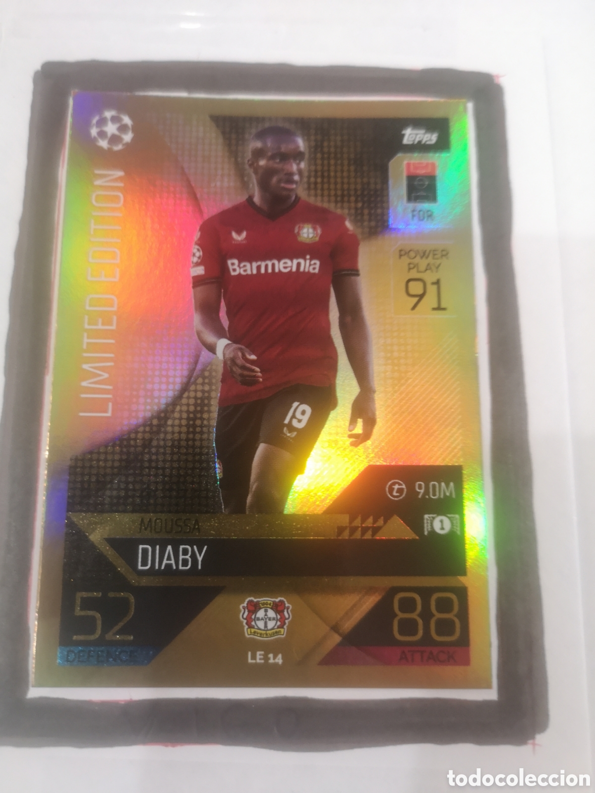 Cromos de f&uacute;tbol: LE 14 TOPPS MATCH ATTAX 2022 2023 DIABY LIMITED EDITION