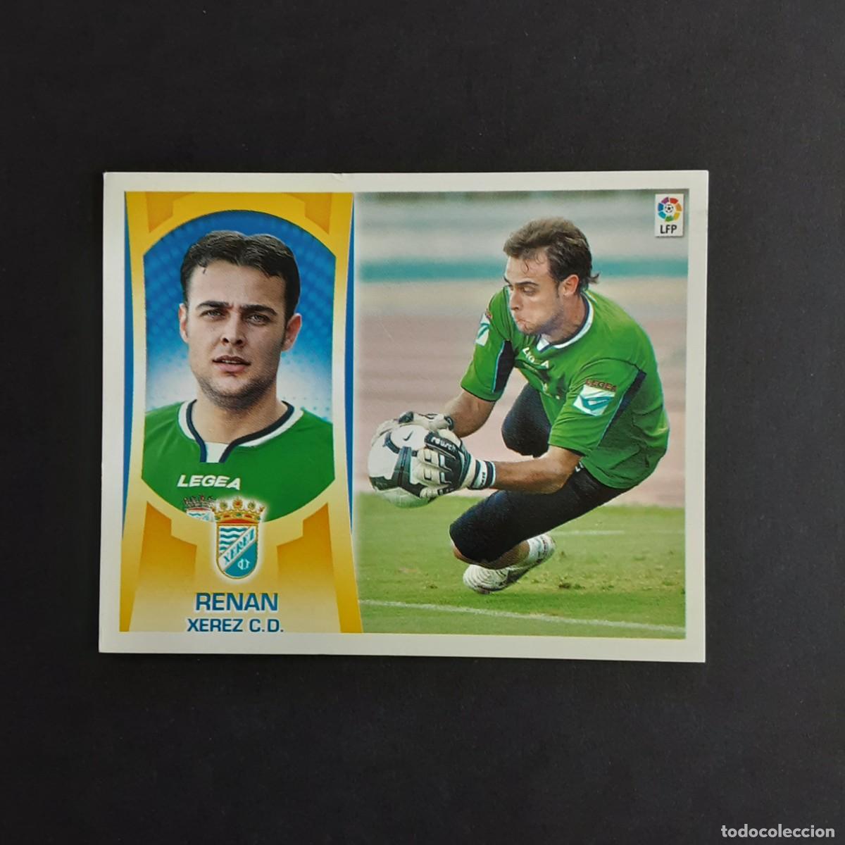 Football Stickers: CROMO LIGA 2009 2010 09 10 COLECCIONES ESTE PANINI COLOCA N&ordm;2B RENAN-XEREZ NUNCA PEGADO
