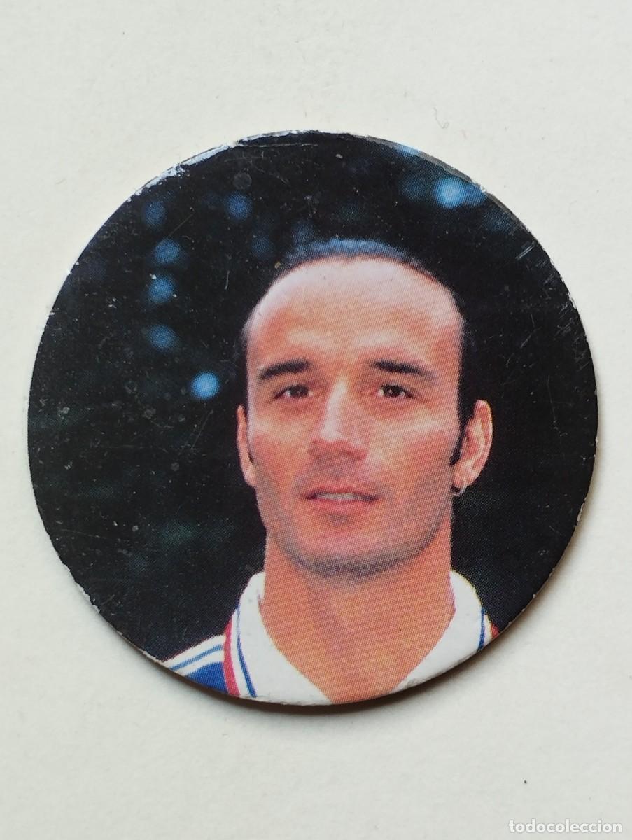 Cromos de f&uacute;tbol: TAZO POG FUTBOL CAPS EUROCOPA 1996 PANINI FOOT 96 ERIC DI MECO 27 FRANCIA