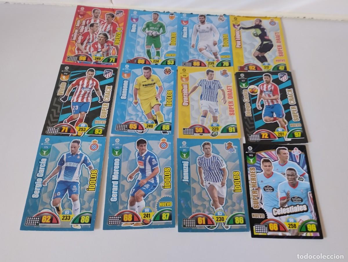 Cartes &agrave; collectionner de Football: Cromos liga 2018.Panini.lote de 59