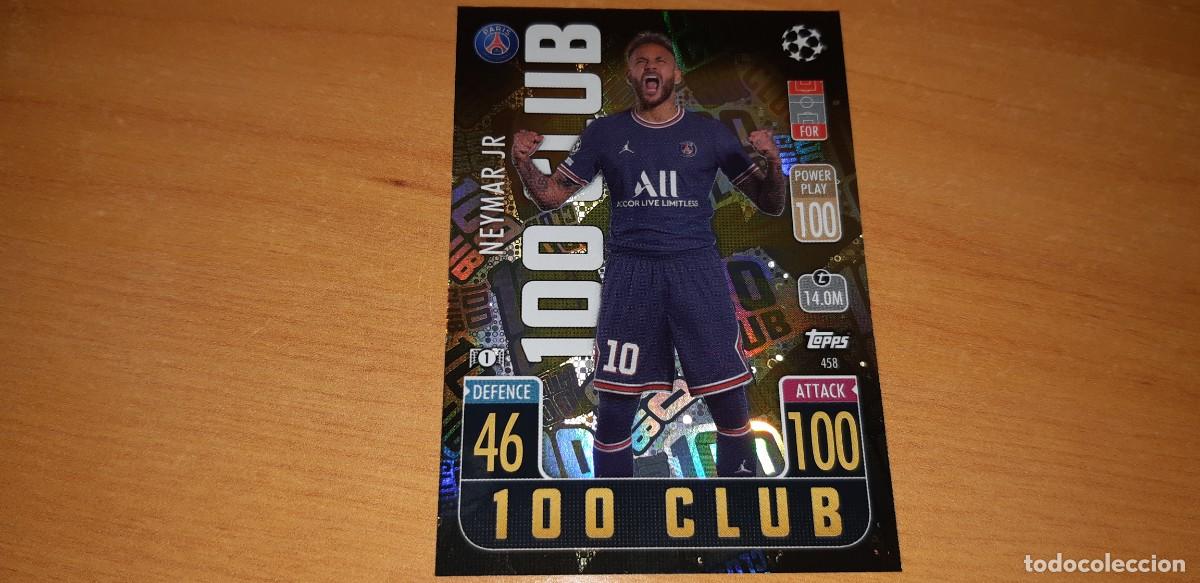 Cromo Card Futbol Match Attax 21 22 2021 2022 Neymar Jr 458 Paris Sg