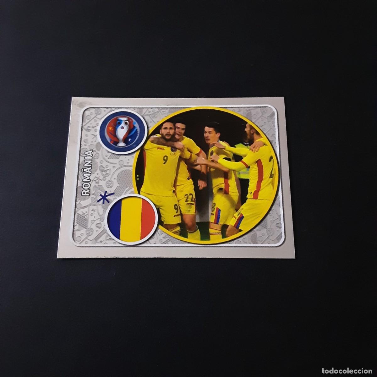 Fu&szlig;ball-Sticker: CROMO FUTBOL EURO 2016 PANINI 11.EQUIPO-RUMANIA-NUNCA PEGADO