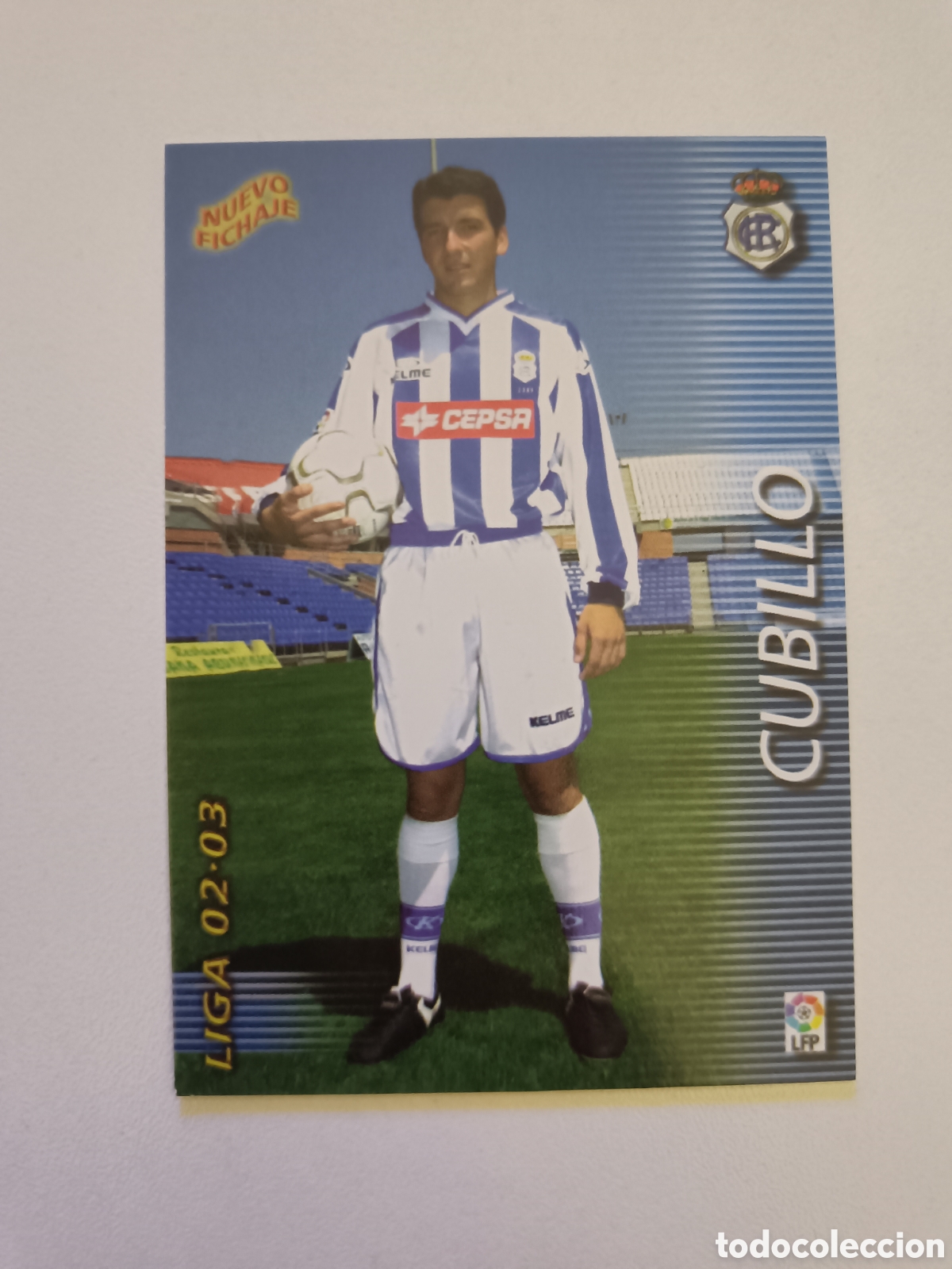 Cromos de f&uacute;tbol: Megafichas 2002-2003 n&ordm; 398 Cubillo - Foto 1