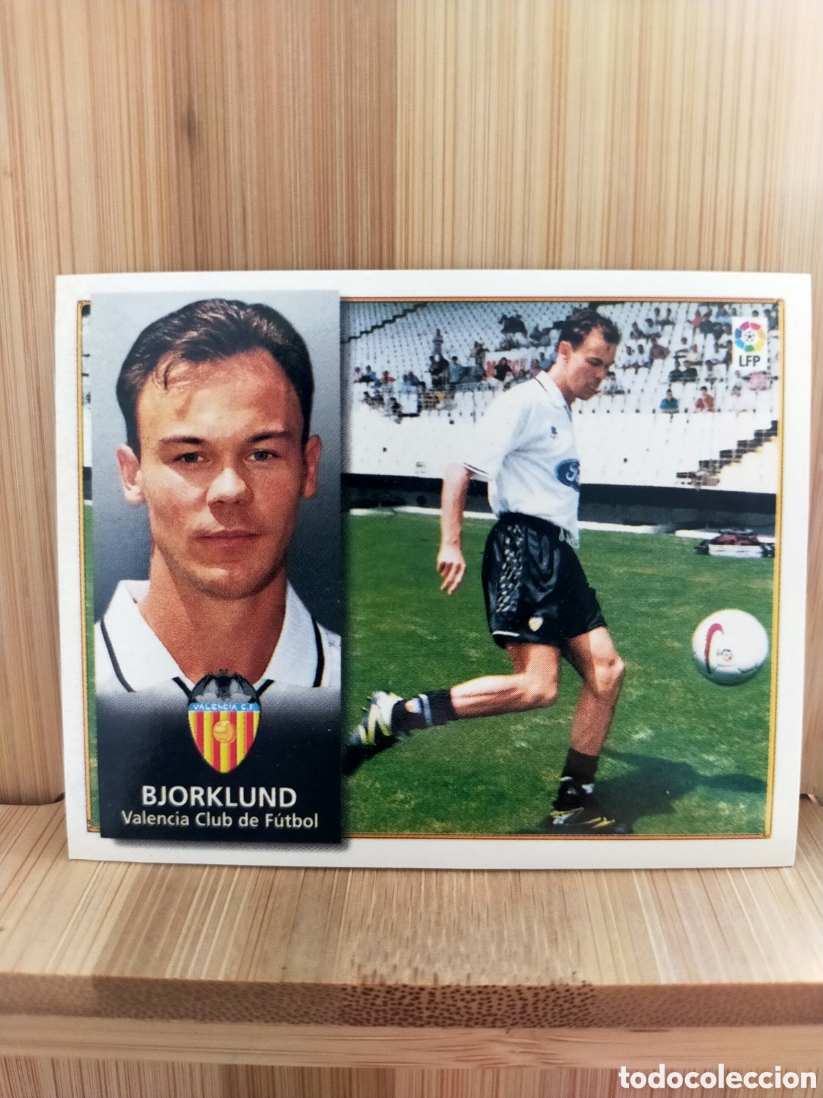 Cromos de f&uacute;tbol: 1998 1999 98 99 ESTE CROMO NUNCA PEGADO EN BUEN ESTADO VALENCIA BJORKLUND