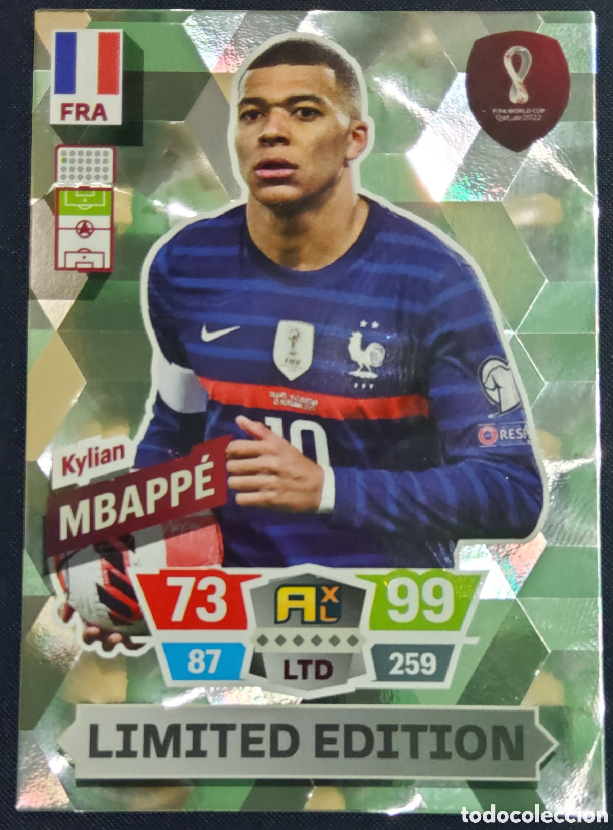 Cromos de f&uacute;tbol: cromo limited edition Mbappe - Foto 1