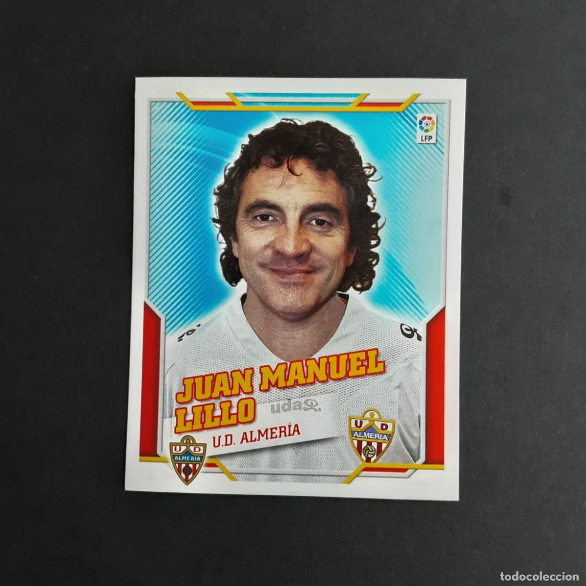 Cromos de f&uacute;tbol: CROMO LIGA 2010 2011 10 11 COLECCIONES ESTE PANINI ENTRENADOR LILLO-ALMERIA NUNCA PEGADO