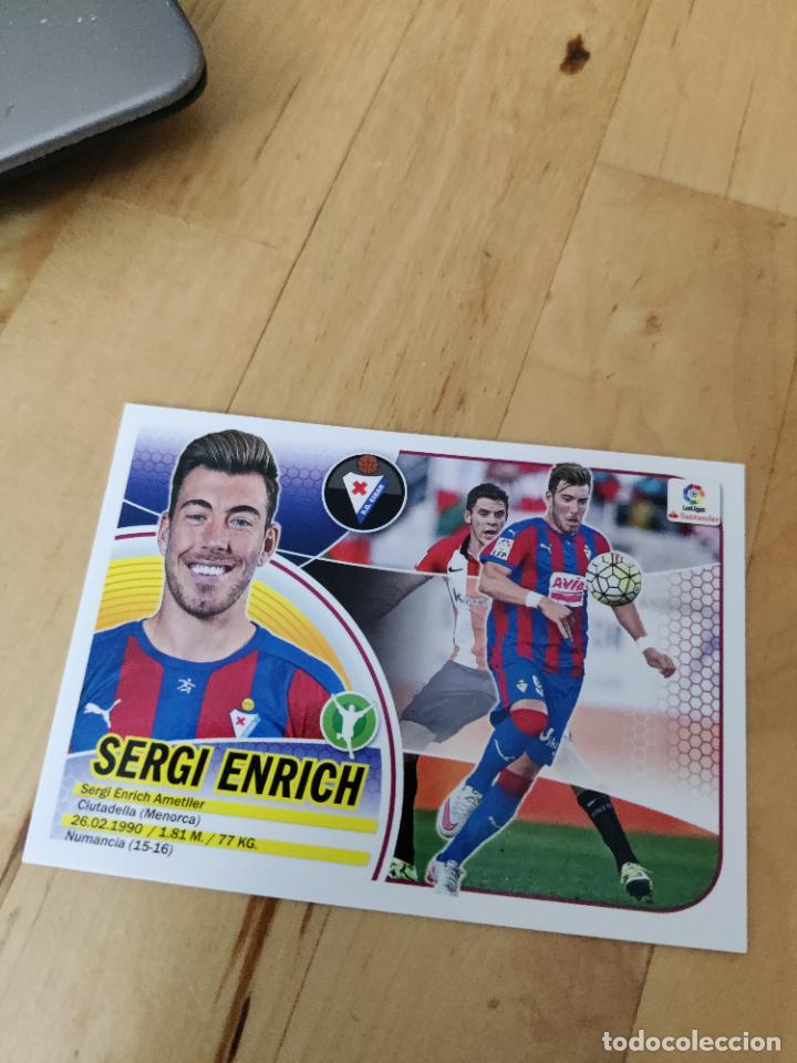 Cromos de f&uacute;tbol: sergi enrich eibar este 2016 2017 16 17 sin pegar - Foto 1