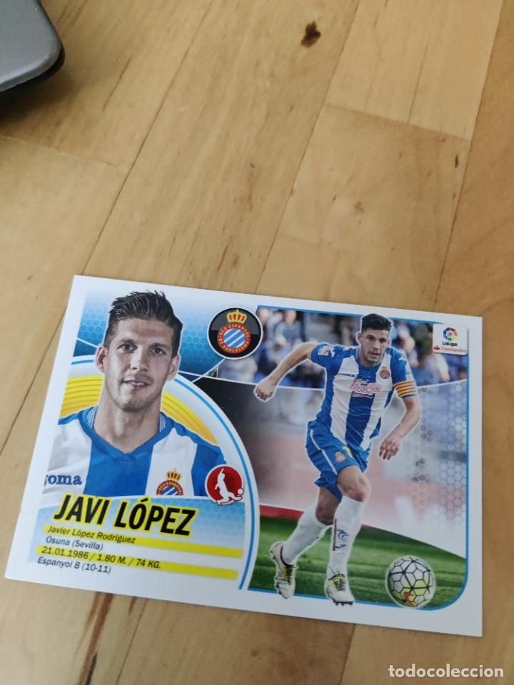 Cromos de f&uacute;tbol: javi lopez eibar este 2016 2017 16 17 sin pegar - Foto 1