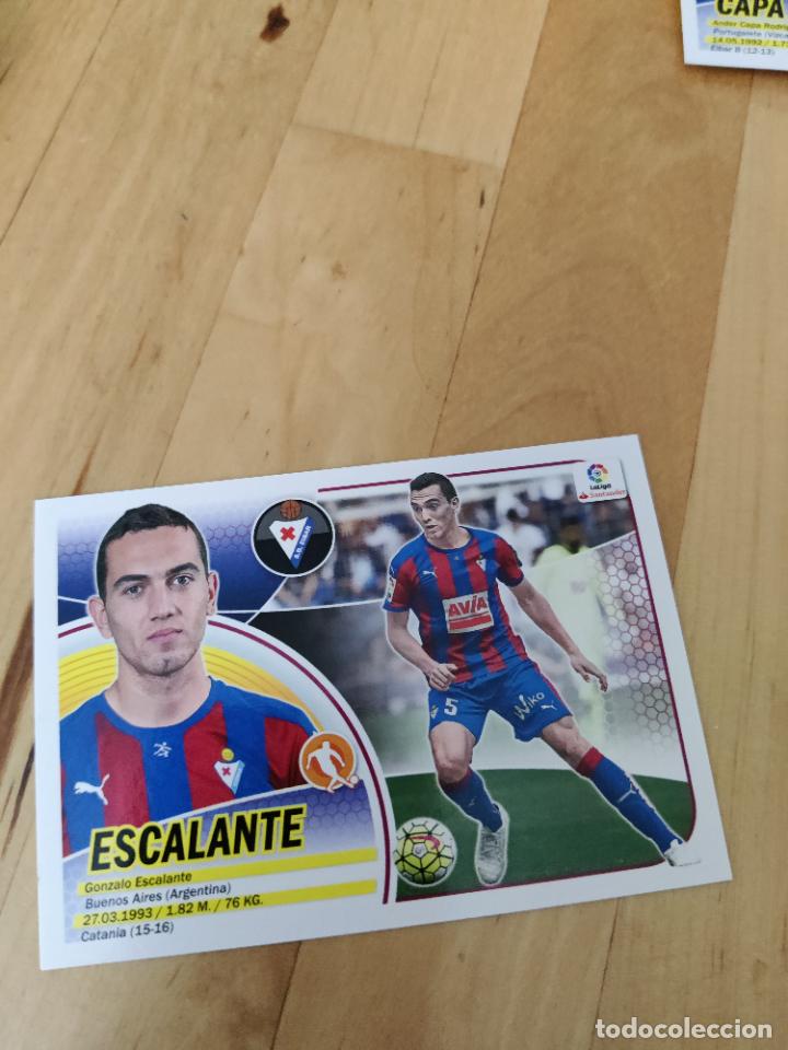 Cromos de f&uacute;tbol: escalante eibar este 2016 2017 16 17 sin pegar - Foto 1