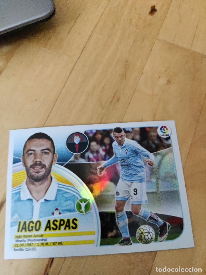 Cromos de f&uacute;tbol: iago aspas celta este 2016 2017 16 17 sin pegar - Foto 1