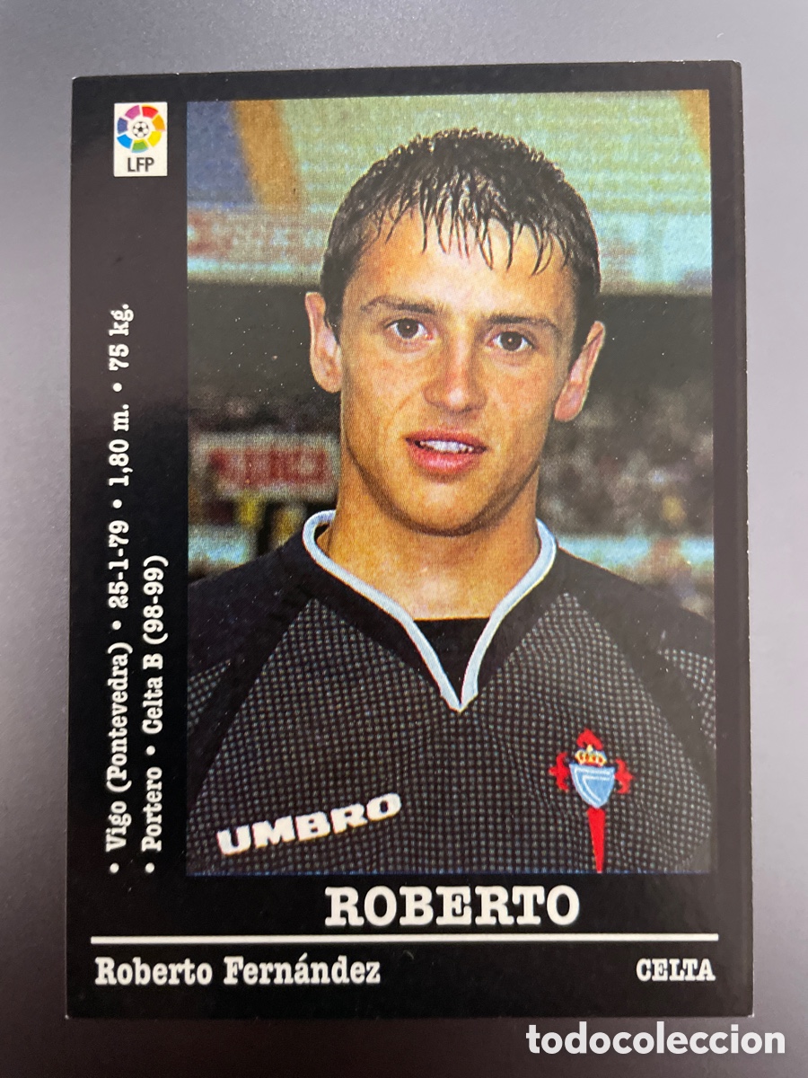 Cromos de f&uacute;tbol: Roberto 119 Panini 2000-01 2000 2001 Celta de Vigo - Foto 1