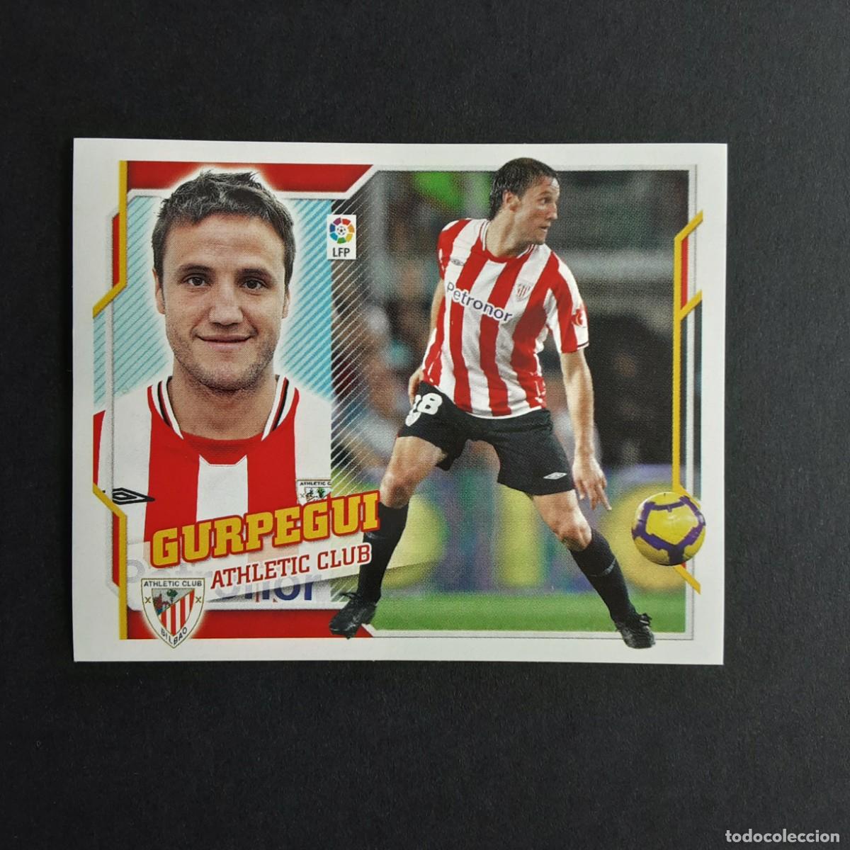 Figurine di Calcio: CROMO LIGA 2010 2011 10 11 COLECCIONES ESTE PANINI N&ordm;8 GURPEGUI-ATH.BILBAO NUNCA PEGADO