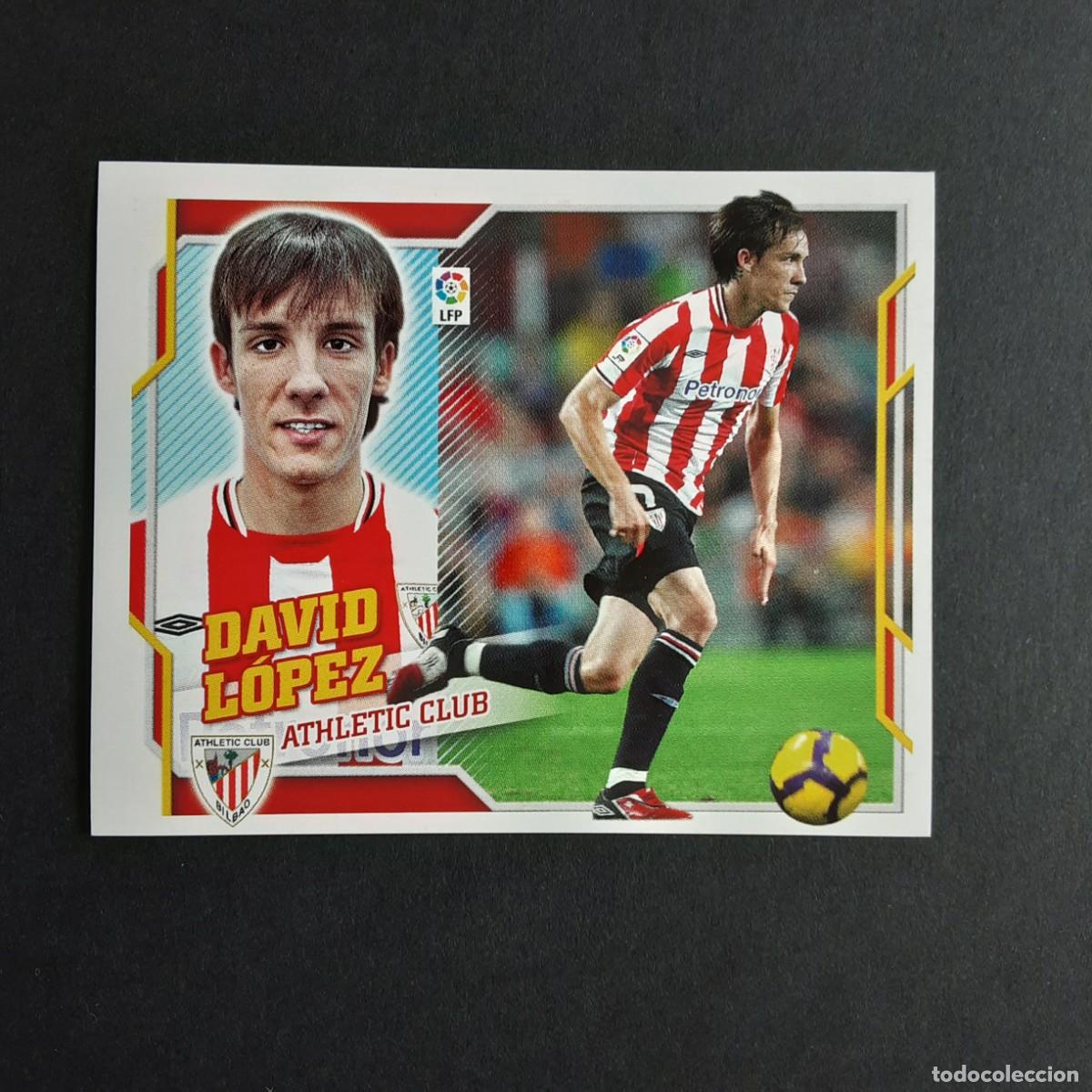 Football Stickers: CROMO LIGA 2010 2011 10 11 COLECCIONES ESTE PANINI N&ordm;10B DAVID LOPEZ-ATH.BILBAO NUNCA PEGADO