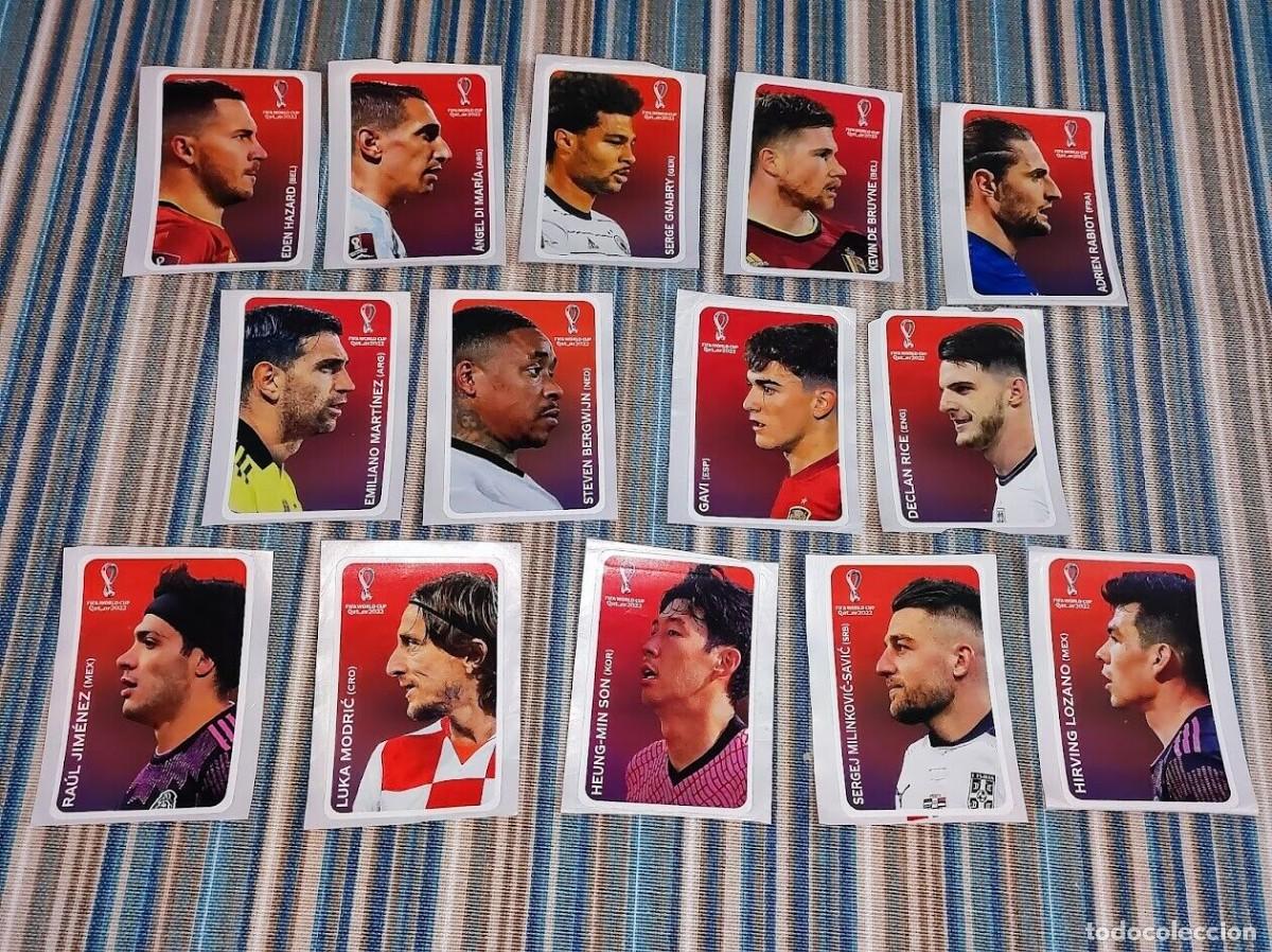 Cromos de f&uacute;tbol: Coca-Cola Team Believers C1-C14 FIFA World Cup Qatar 2022 Panini Copa Mundial