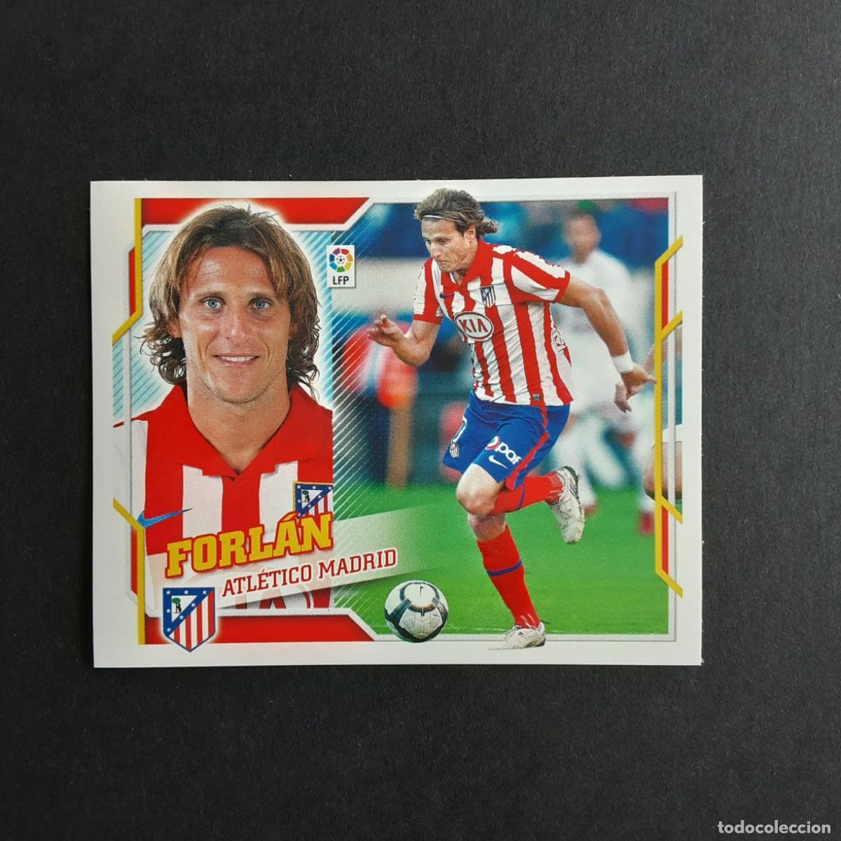 Cromos de f&uacute;tbol: CROMO LIGA 2010 2011 10 11 COLECCIONES ESTE PANINI N&ordm;15 FORLAN-AT.MADRID NUNCA PEGADO