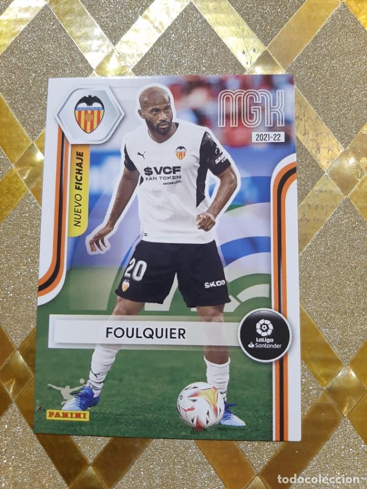 Cromos de F&uacute;tbol: CROMO FUTBOL FOULQUIER VALENCIA N&Uacute;MERO 477 NUEVO FICHAJE MGK 2021 2022 MEGACRACKS PANINI !