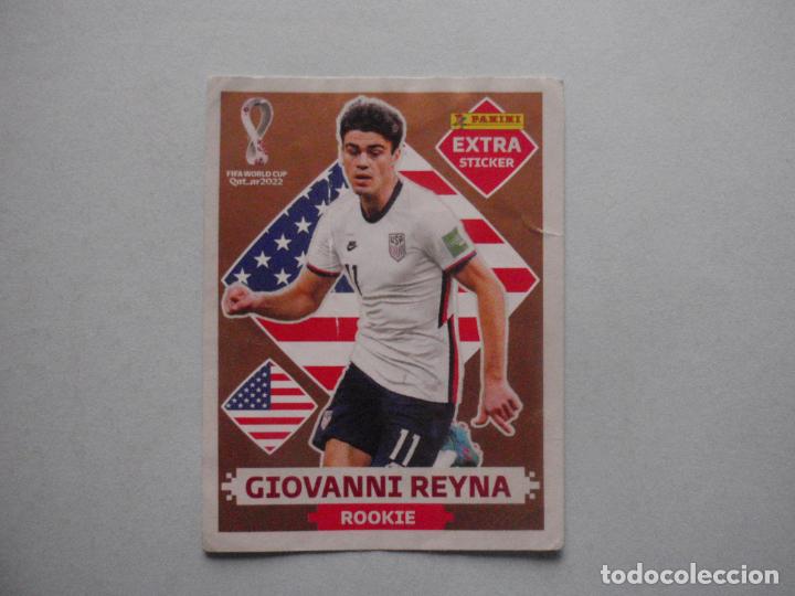 Cromos de f&uacute;tbol: Cromo REYNA ROOKIE BRONZE EXTRA STICKER BRONCE. MUNDIAL FIFA WORLD CUP QATAR 2022 Panini
