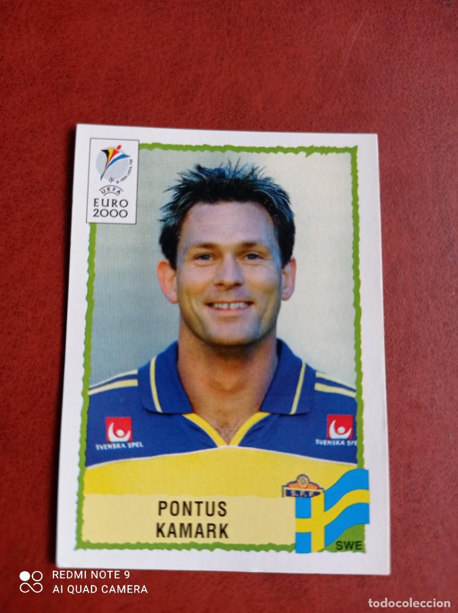 Fu&szlig;ball-Sticker: Euro 2000 panini n&deg;124 PONTUS KAMARK nunca pegado