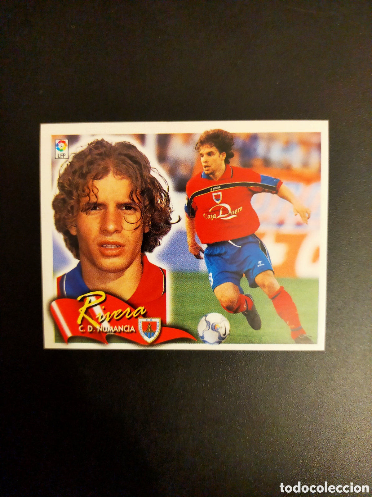 Cromos de f&uacute;tbol: 2000 2001 00 01 ESTE CROMO NUNCA PEGADO NUMANCIA RIVERA - Foto 1