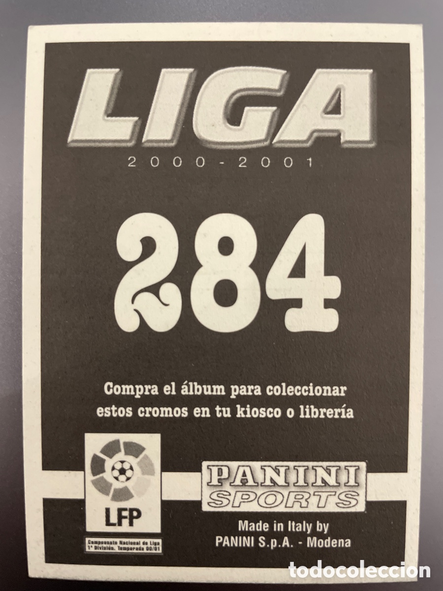 Cromos de f&uacute;tbol: Rivera 284 Panini 2000-01 2000 2001 Numancia - Foto 2