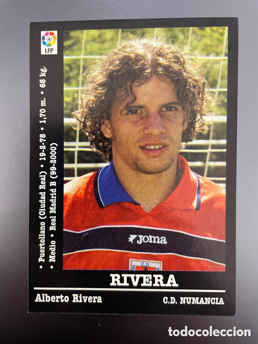 Cromos de f&uacute;tbol: Rivera 284 Panini 2000-01 2000 2001 Numancia - Foto 1