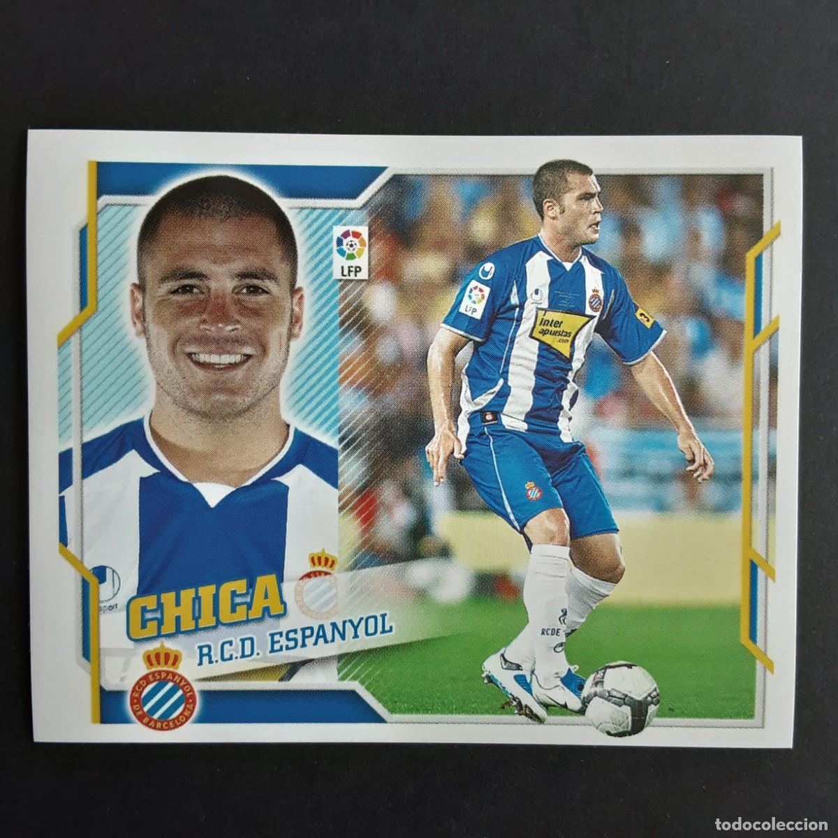 Cromos de f&uacute;tbol: CROMO LIGA 2010 2011 10 11 COLECCIONES ESTE PANINI N&ordm;3 CHICA-ESPANYOL NUNCA PEGADO