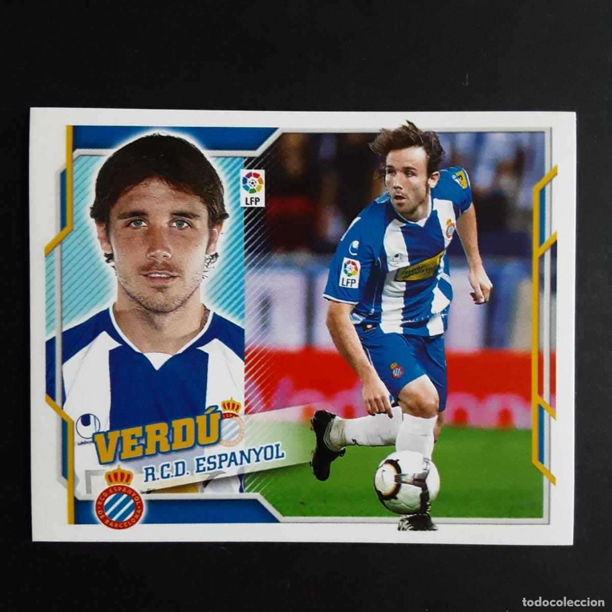 Cromos de f&uacute;tbol: CROMO LIGA 2010 2011 10 11 COLECCIONES ESTE PANINI N&ordm;10 VERDU-ESPANYOL NUNCA PEGADO