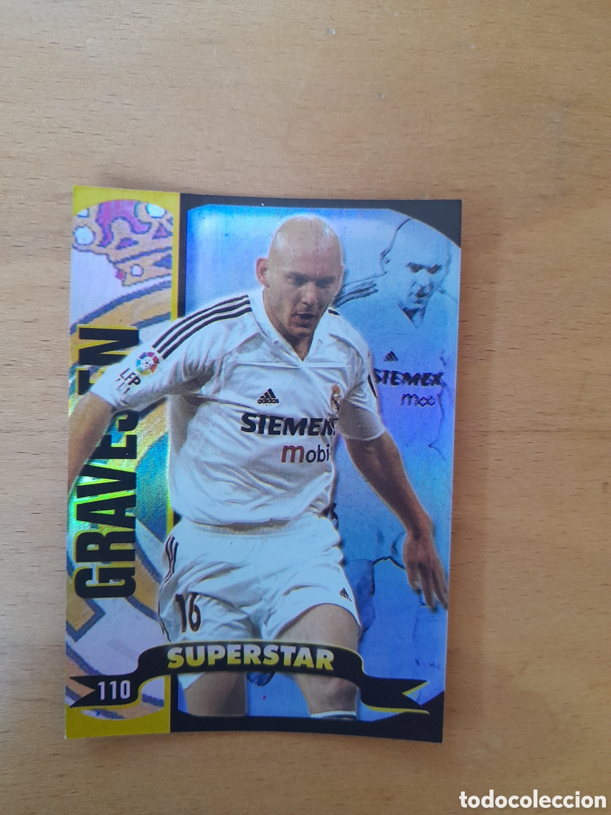 Cromos de f&uacute;tbol: N&deg;110 Gravesen Brillante mundicromo TOP 2005 LIGA 2004-2005