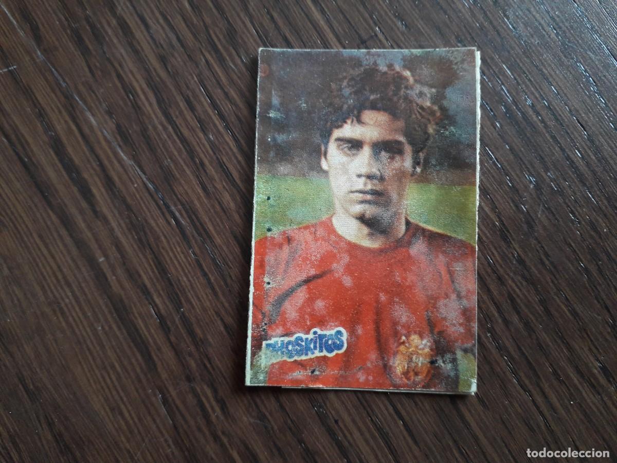 Fu&szlig;ball-Sticker: cromo de phoskitos, historia de los mundiales de futbol, a&ntilde;o 1981, Roberto L&oacute;pez Ufarte, n&ordm; 27