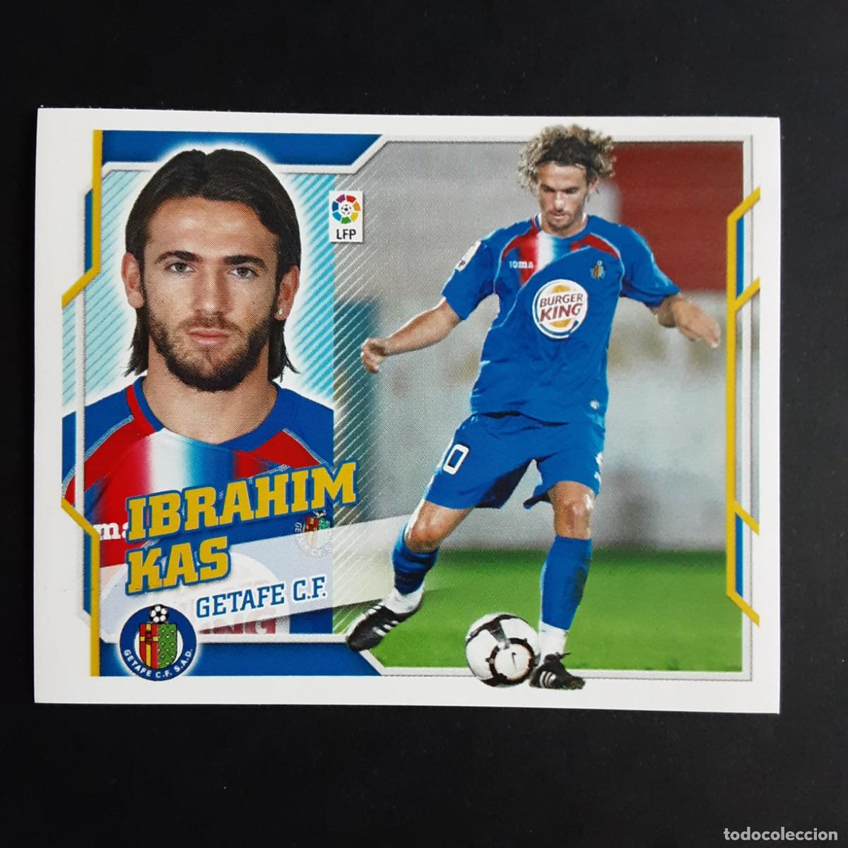 Cromos de f&uacute;tbol: CROMO LIGA 2010 2011 10 11 COLECCIONES ESTE PANINI N&ordm;6B IBRAHIM KAS-GETAFE NUNCA PEGADO