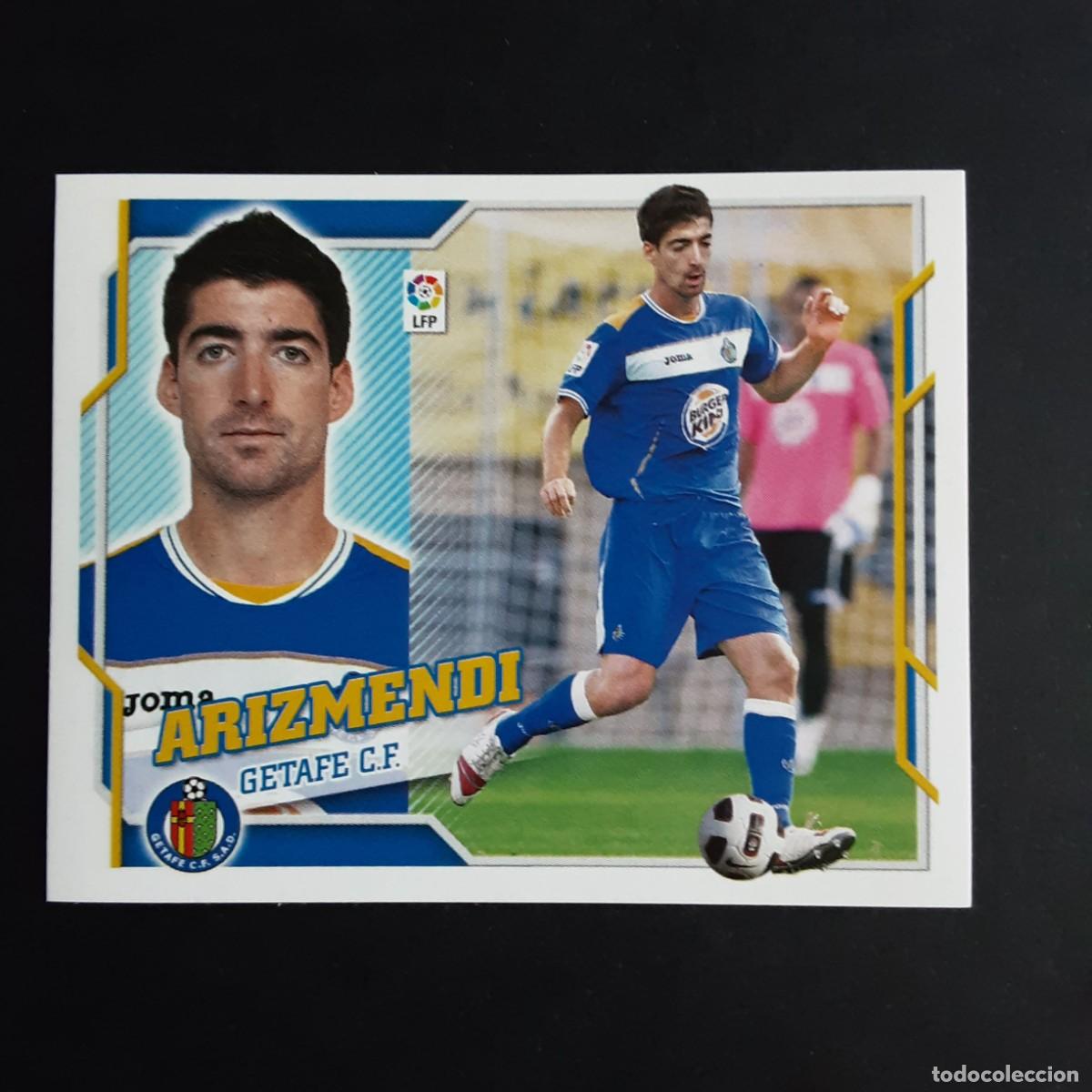 Football Stickers: CROMO LIGA 2010 2011 10 11 COLECCIONES ESTE PANINI N&ordm;14A ARIZMENDI-GETAFE NUNCA PEGADO