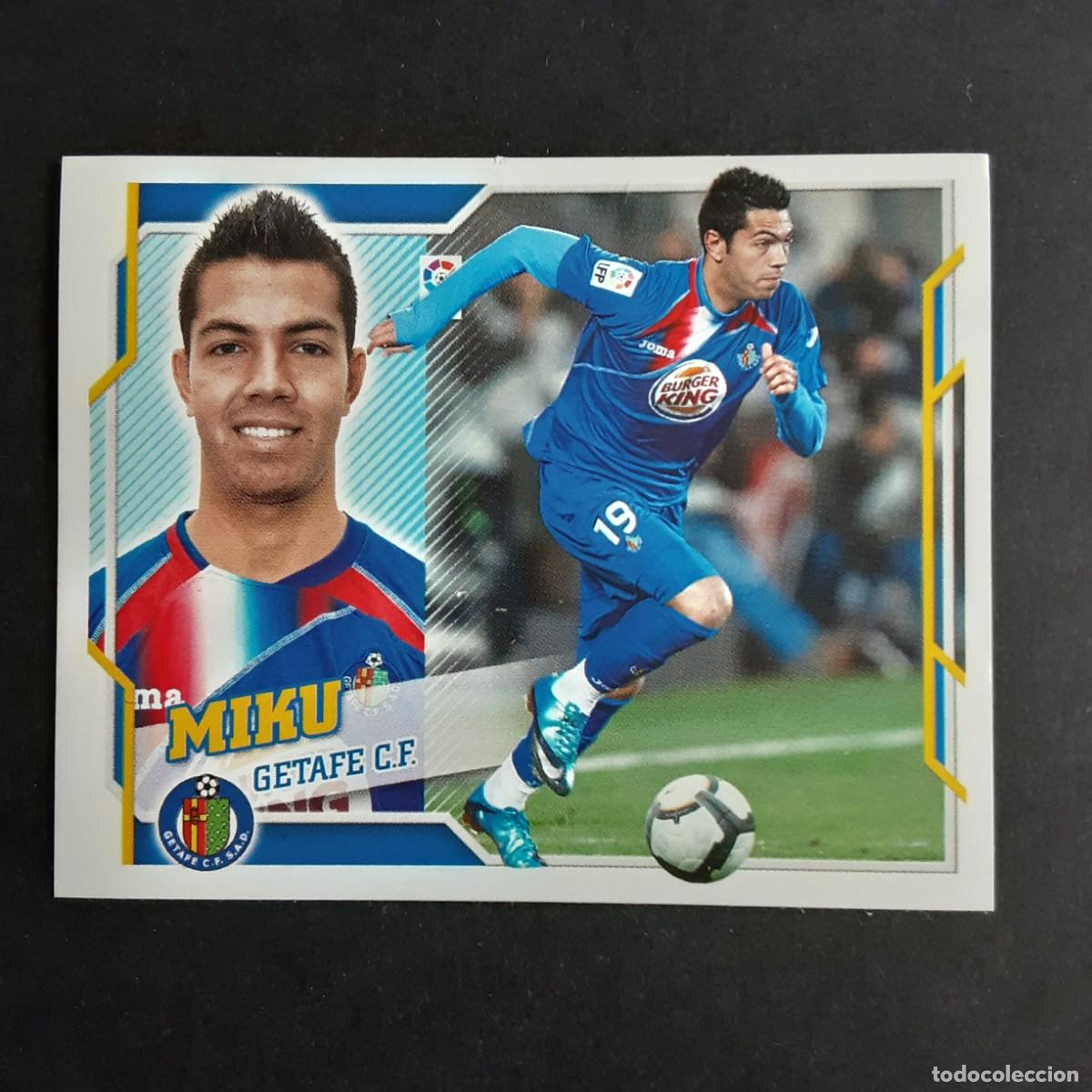 Figurine di Calcio: CROMO LIGA 2010 2011 10 11 COLECCIONES ESTE PANINI N&ordm;16 MIKU-GETAFE NUNCA PEGADO
