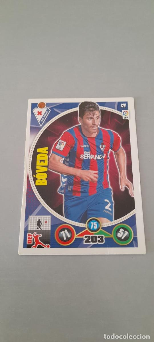 Cromos de f&uacute;tbol: Adrenalyn 14/15. 128- B&oacute;veda. Eibar. - Foto 1