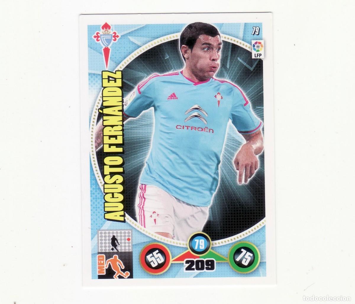 Cromos de f&uacute;tbol: ADRENALYN 2014/2015 79 AUGUSTO CELTA - Foto 1