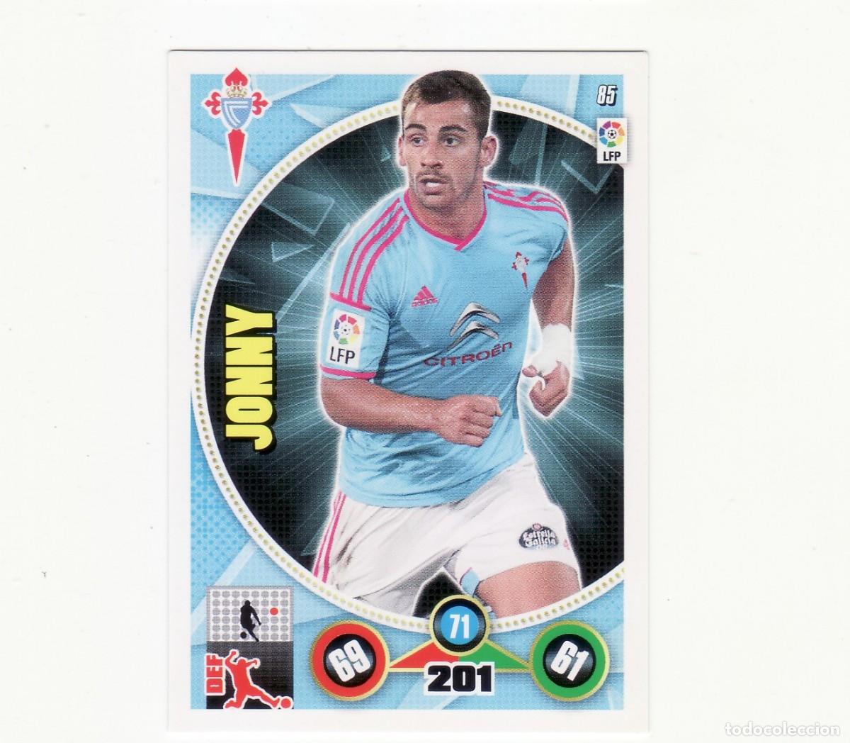 Cromos de f&uacute;tbol: ADRENALYN 2014/2015 85 JONNY CELTA - Foto 1