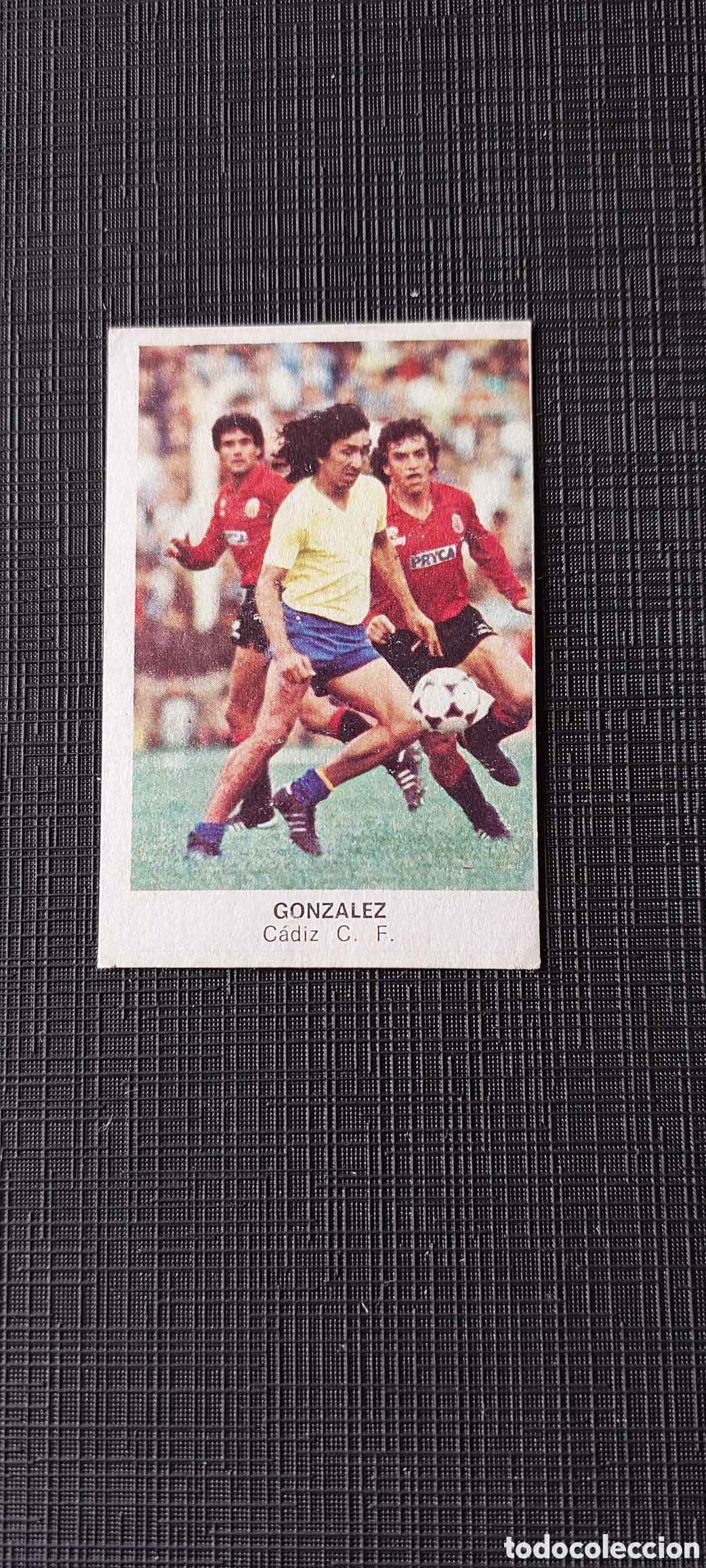 Cromos de f&uacute;tbol: Gonzalez cadiz cano 84 - Foto 1