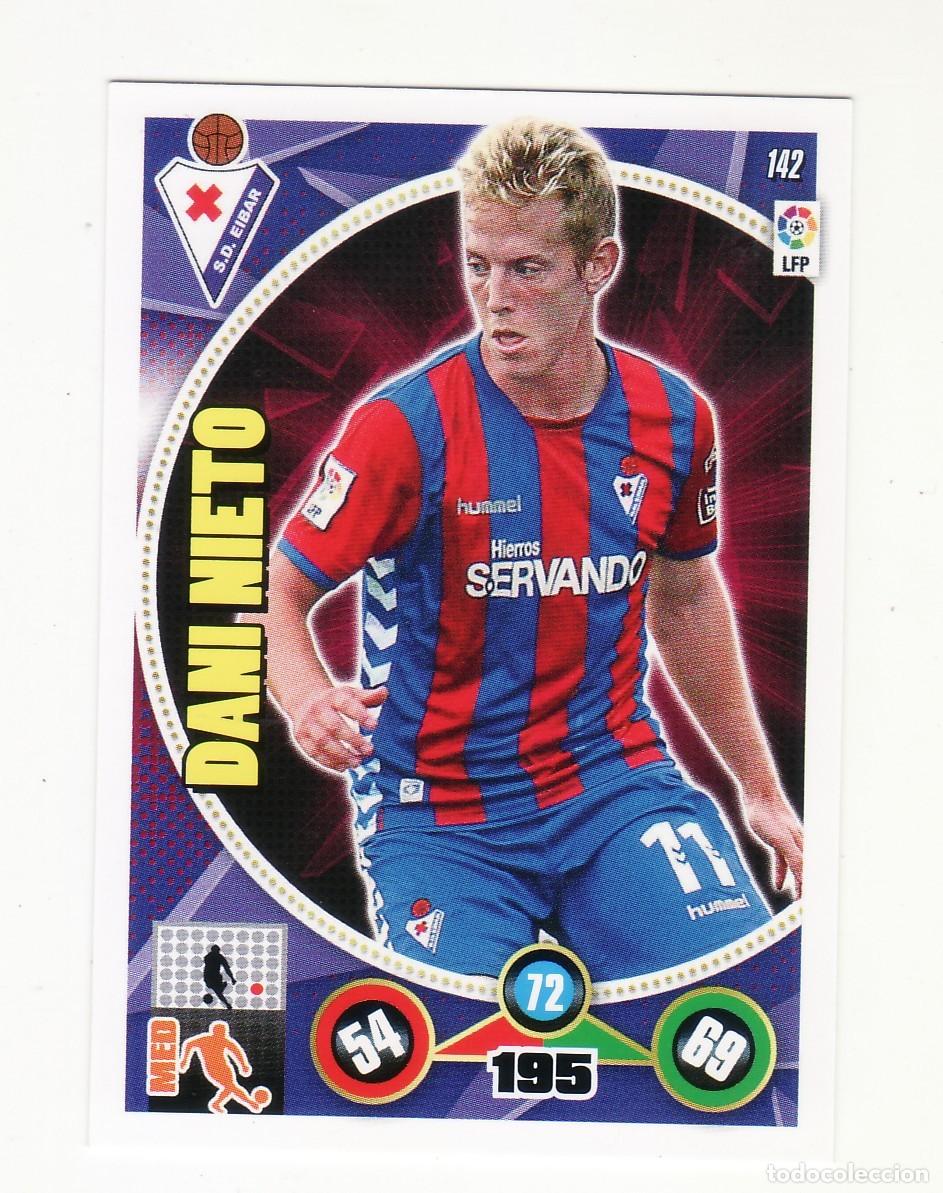 Cromos de f&uacute;tbol: ADRENALYN 2014/2015 142 NIETO EIBAR - Foto 1