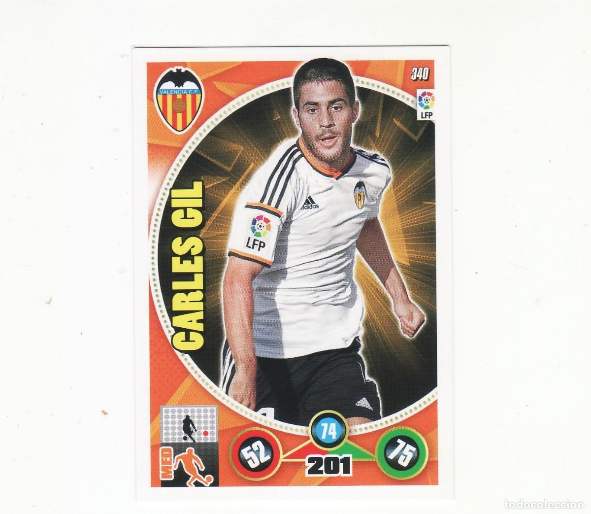 Cromos de f&uacute;tbol: ADRENALYN 2014/2015 340 GIL VALENCIA - Foto 1