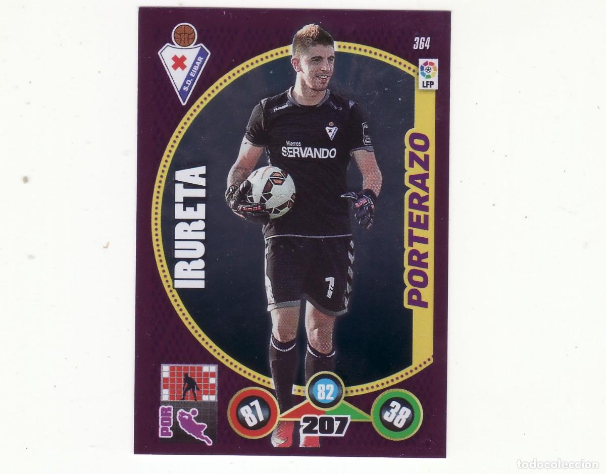 Cromos de f&uacute;tbol: ADRENALYN 2014/2015 364 IRURETA EIBAR - Foto 1