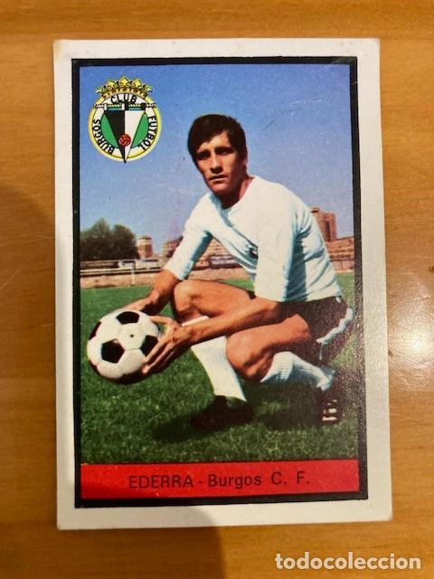 Football Stickers: EDERRA BURGOS 72-73 FHER RECUPERADO