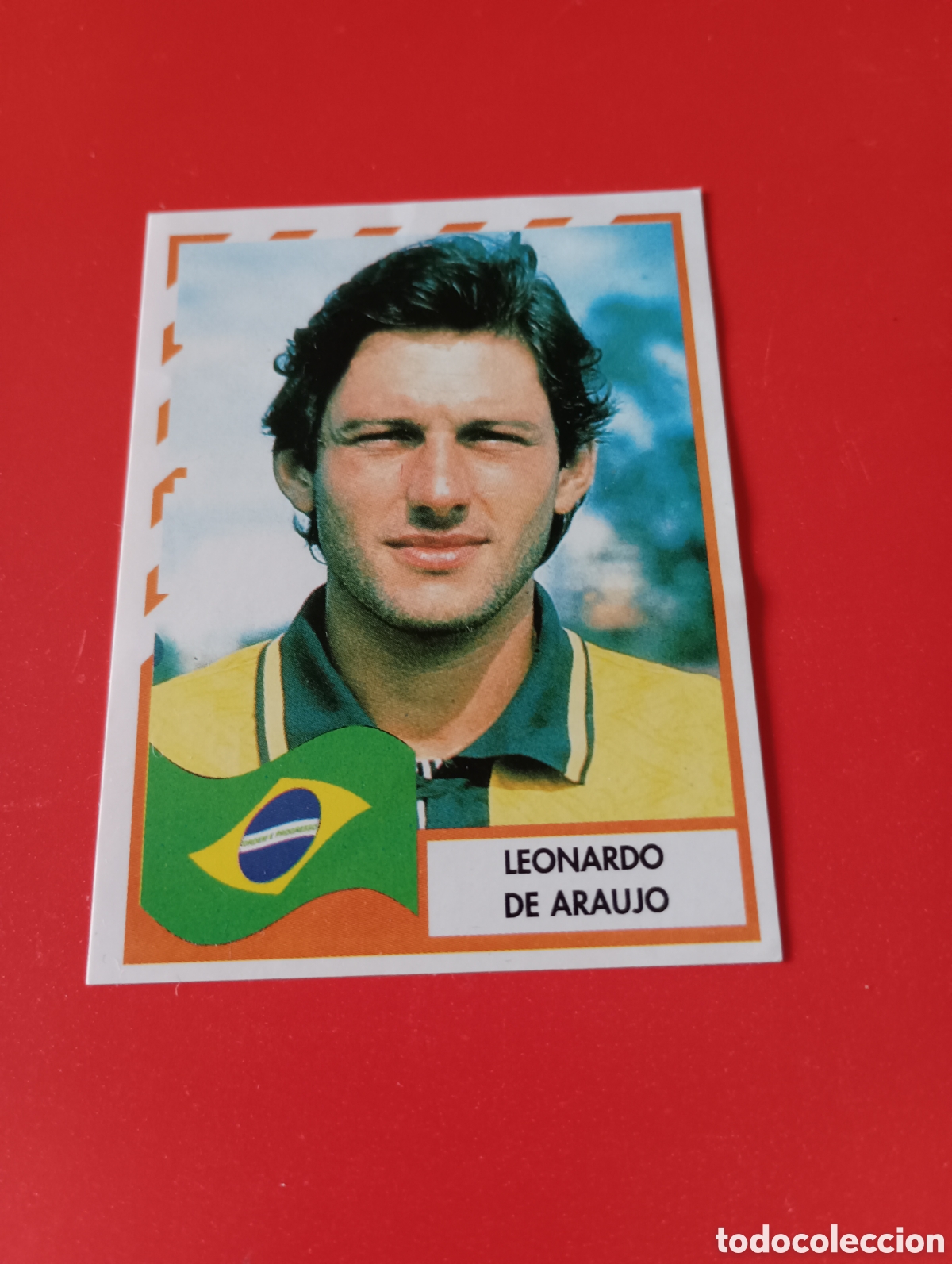 Cromos de f&uacute;tbol: Leonardo de Araujo Copa Am&eacute;rica 1995