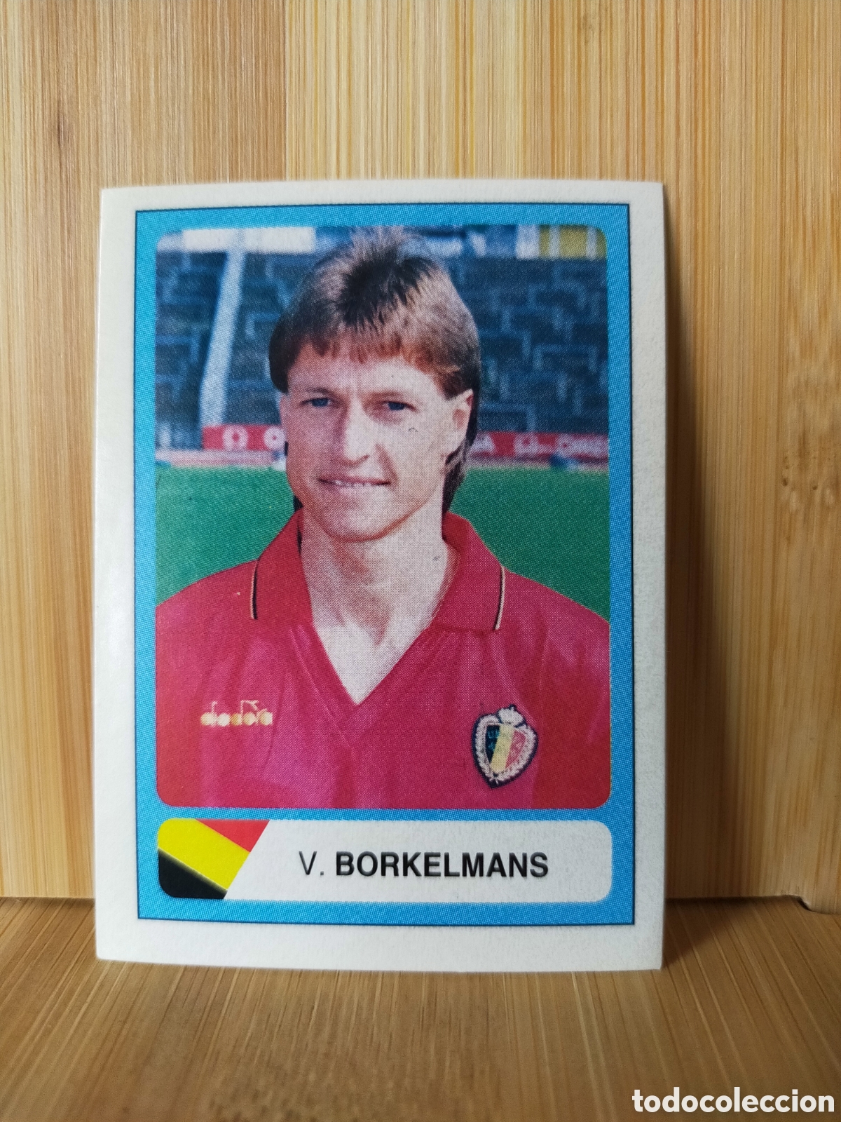 Cromos de f&uacute;tbol: 1994 CROMO NUNCA PEGADO EDICIONES ESTADIO MUNDIAL USA 94 BELGICA BORKELMANS N 53