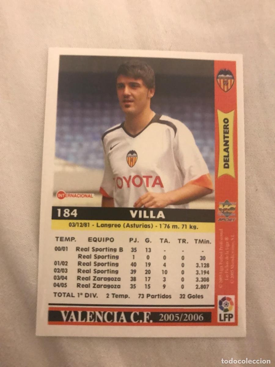 Cromos de f&uacute;tbol: David Villa - Foto 2