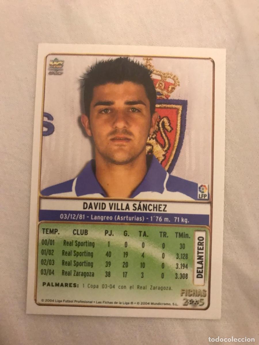 Cromos de f&uacute;tbol: David Villa - Foto 2