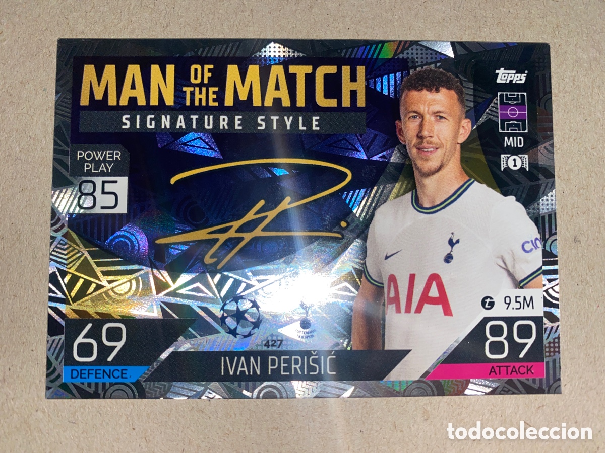 match attax 22 23 2022 2023 # 427 ivan perisic - Buy Collectible football  stickers on todocoleccion